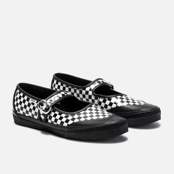 Vans Premium Mary Jane LX Leather Creep Checkerboard Sneakers Womens SZ 10 NEW - Picture 4 of 14